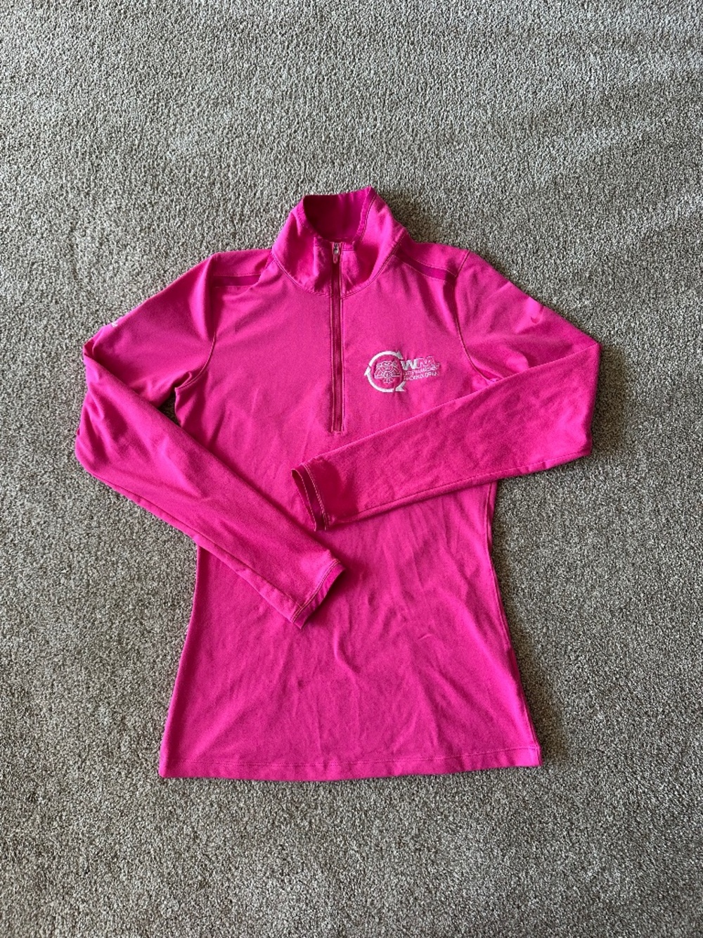 Nike Golf Dri-Fit Pink Quarter Zip Pullover WM Phoenix Open TPC Scottsdale XS